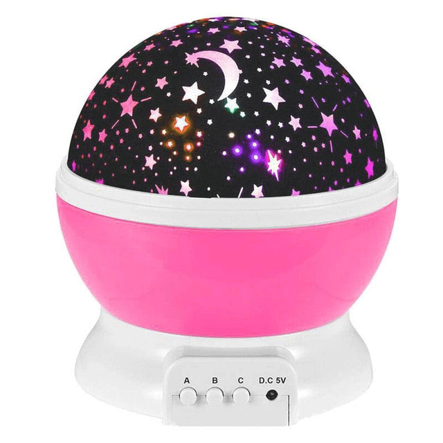 Novelty LED Rotating Star Projector